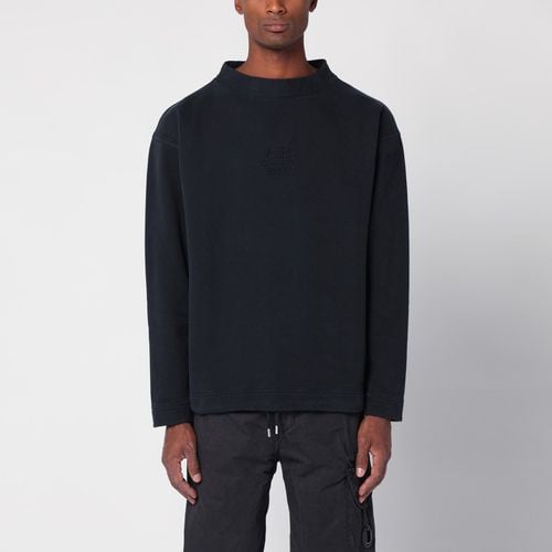 Black cotton sweater - C.P. Company - Modalova