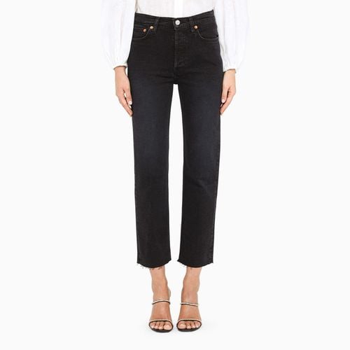 Black cropped trousers - RE/DONE - Modalova