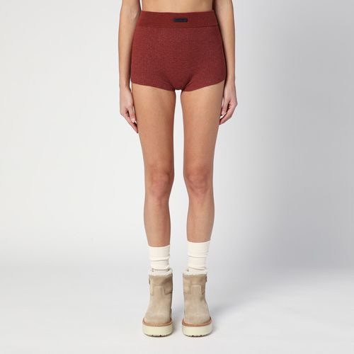 Burgundy Honeycomb Short - Fear of God Essentials - Modalova