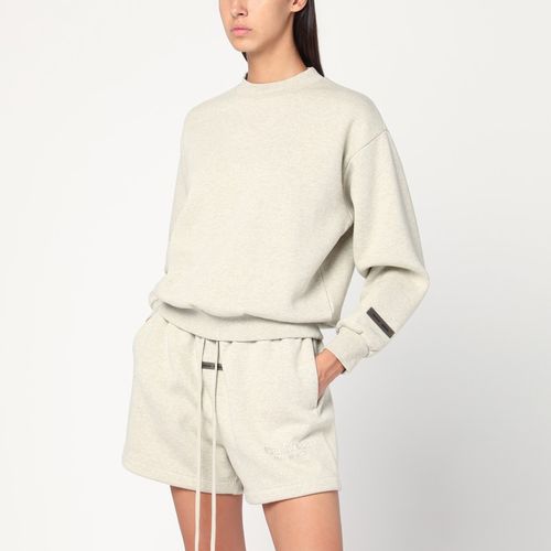 Greige brushed cotton sweatshirt - Fear of God Essentials - Modalova