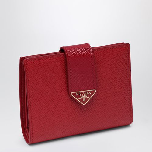 Red Saffiano small wallet - Prada - Modalova