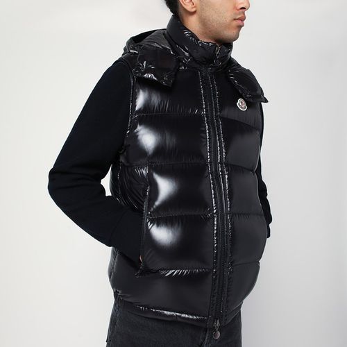 Glänzende Weste mit Reißverschluss - Moncler - Modalova