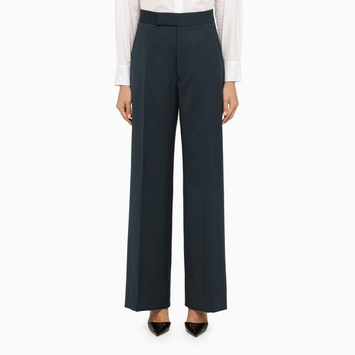 Petrol wool regular trousers - Vivienne Westwood - Modalova