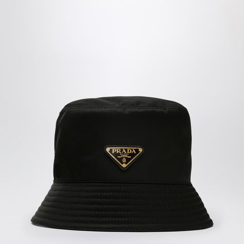 Cappello bucket nero in Re-Nylon - Prada - Modalova