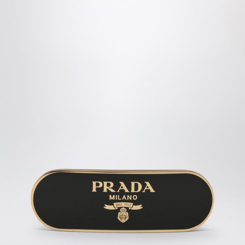 Black metal hair clip - Prada - Modalova