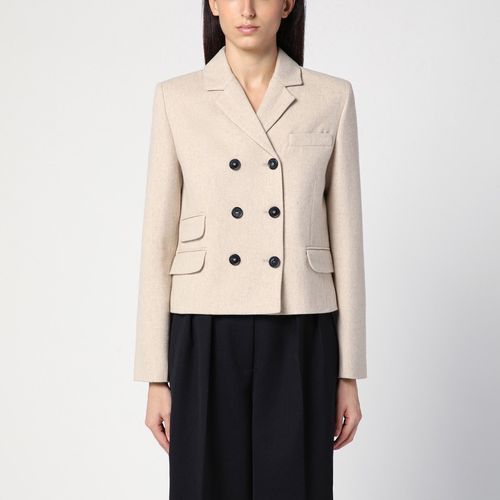 Mille beige double-breasted jacket - THE GARMENT - Modalova