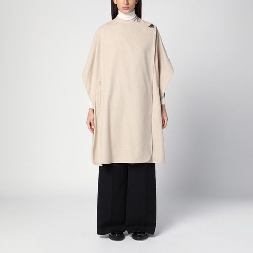 Beige wool-blend cape - THE GARMENT - Modalova