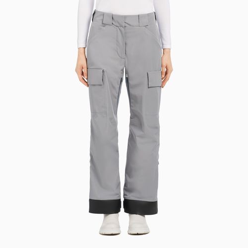 Pantalone tecnico grigio in nylon - Prada - Modalova