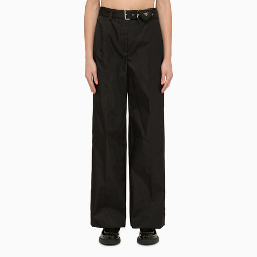 Black Re-Nylon trousers - Prada - Modalova