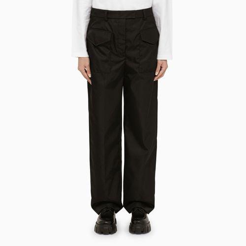 Black cargo trousers in Re-Nylon - Prada - Modalova