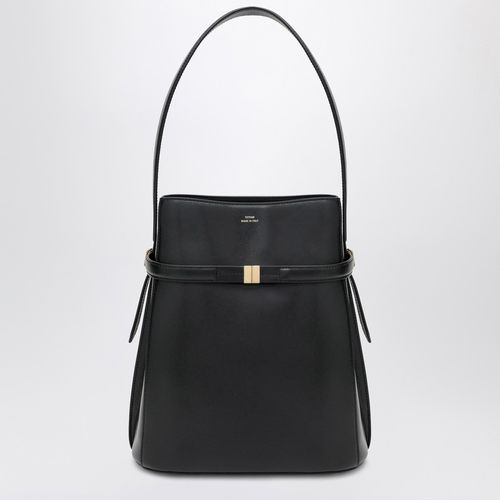 Black leather bucket bag - TOTEME - Modalova