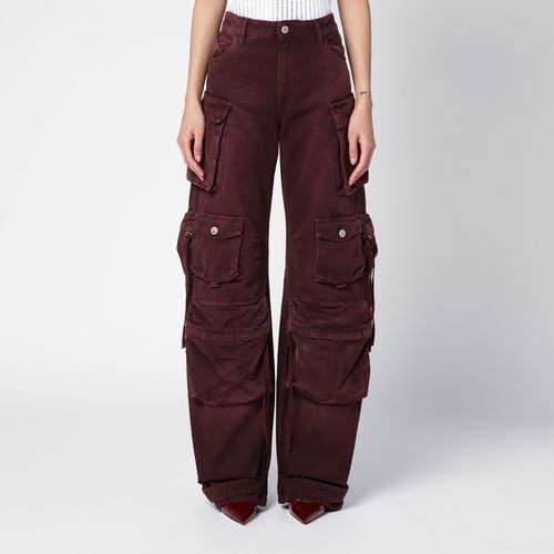 Fern /burgundy multi-pocket trousers - The Attico - Modalova