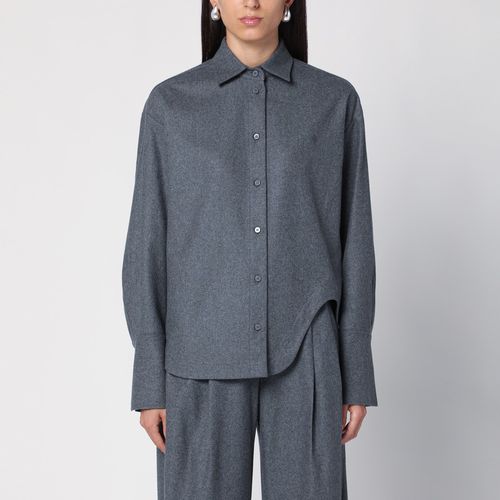 Grey wool-blend shirt - The Attico - Modalova