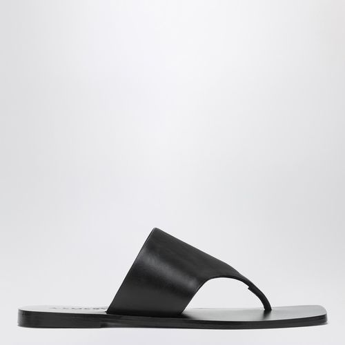 The Paton Sandals black in leather - A.EMERY - Modalova