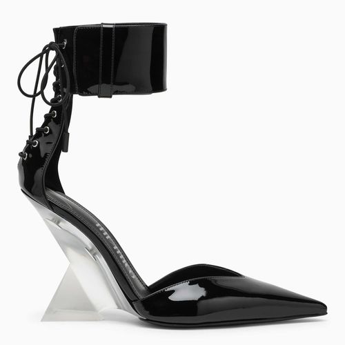 Black pump Morgan with ankle strap - The Attico - Modalova