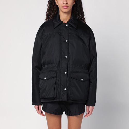 Black Re-Nylon shirt jacket - Prada - Modalova