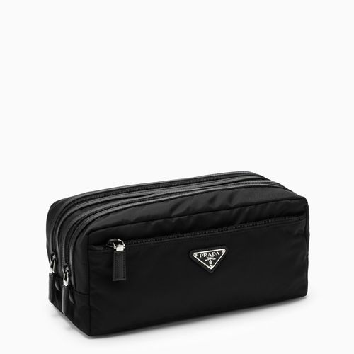 Schwarzes Beautycase aus Nylon - Prada - Modalova