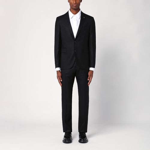 Bruce black single-breasted suit - Tagliatore - Modalova