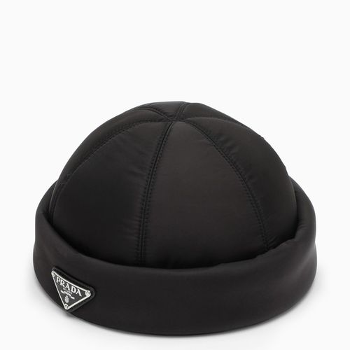 Black nylon hat - Prada - Modalova