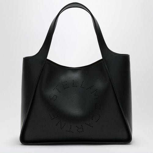 Borsa Stella Logo media verde scuro - Stella McCartney - Modalova