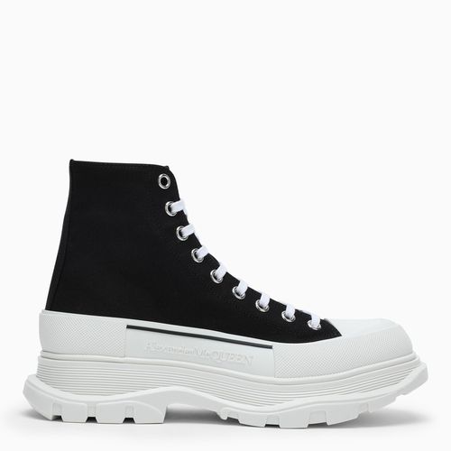 Black canvas Tread Slick boots - Alexander McQueen - Modalova