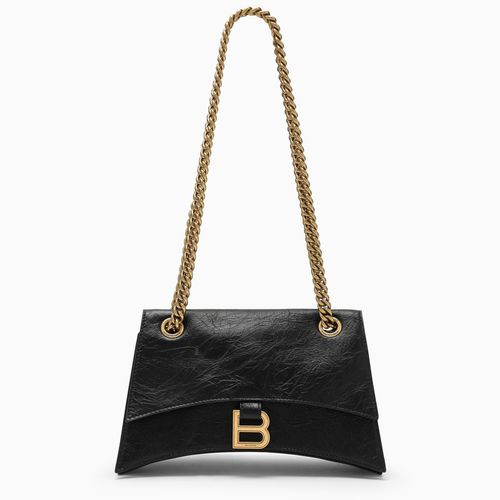 Borsa Crush piccola nera in pelle - Balenciaga - Modalova