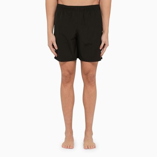 Schwarze Bermudashorts mit Logo - Alexander McQueen - Modalova