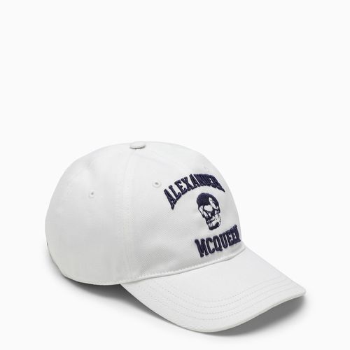 White baseball cap with logo - Alexander McQueen - Modalova