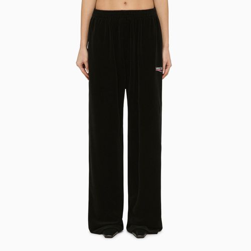 Chenille sports trousers with logo - Balenciaga - Modalova