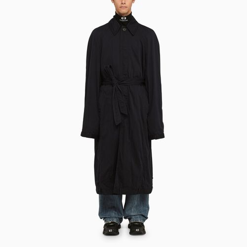 Cappotto oversize inchiostro in cotone - Balenciaga - Modalova