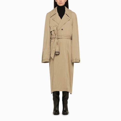 Einreihiger Trenchcoat aus Baumwolle - Balenciaga - Modalova