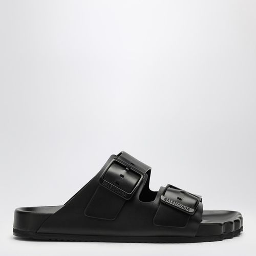 Black leather Sunday sandal - Balenciaga - Modalova