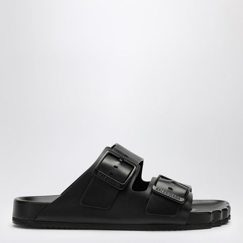 Black leather Sunday sandal - Balenciaga - Modalova