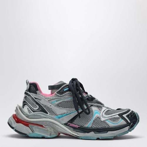 Runner 2.0 grey/blue/pink sneaker - Balenciaga - Modalova