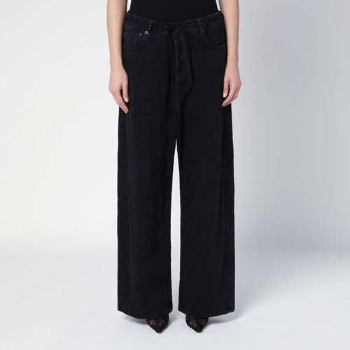 Jeans baggy oversize nero in denim - Balenciaga - Modalova