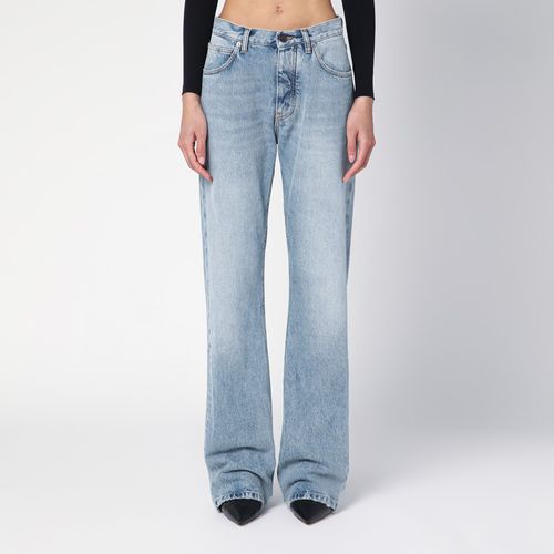 Hellblaue Jeans mit Distressed-Saum - Balenciaga - Modalova