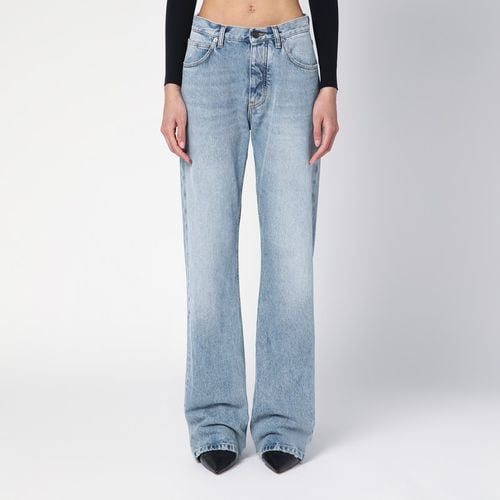 Jeans chiaro con orlo distressed - Balenciaga - Modalova