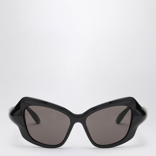 Schwarze Sonnenbrille Runner Cat - Balenciaga - Modalova