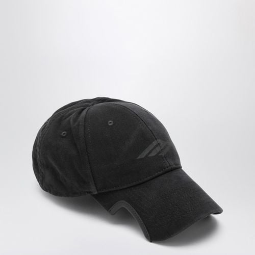 B Stencil cotton baseball cap - Balenciaga - Modalova