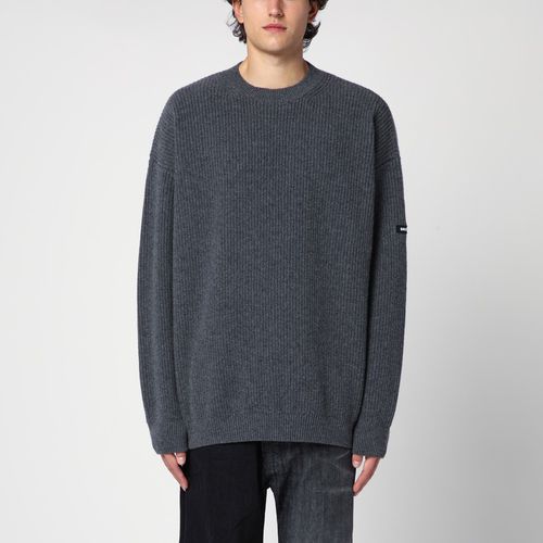 Grauer Pullover aus Wolle - Balenciaga - Modalova