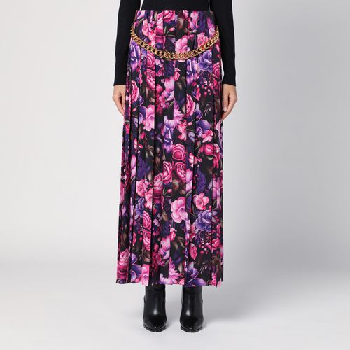 Long pleated floral skirt - Balenciaga - Modalova