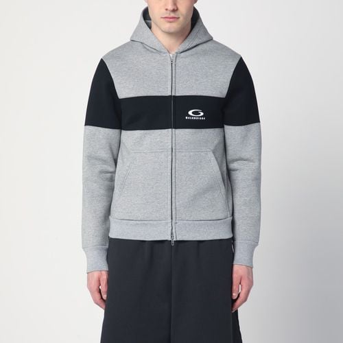 Gray/Black Loop Sports Icon Sweatshirt - Balenciaga - Modalova