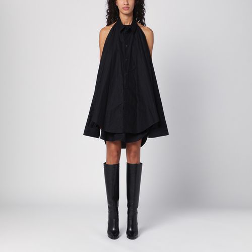 Black suspended shirt effect dress - Balenciaga - Modalova