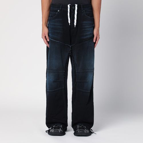 Dark denim double-knee trousers - Balenciaga - Modalova