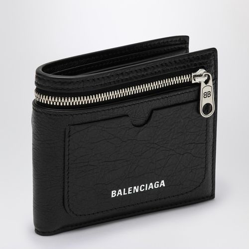 Portafoglio bi-fold Superbusy in pelle - Balenciaga - Modalova