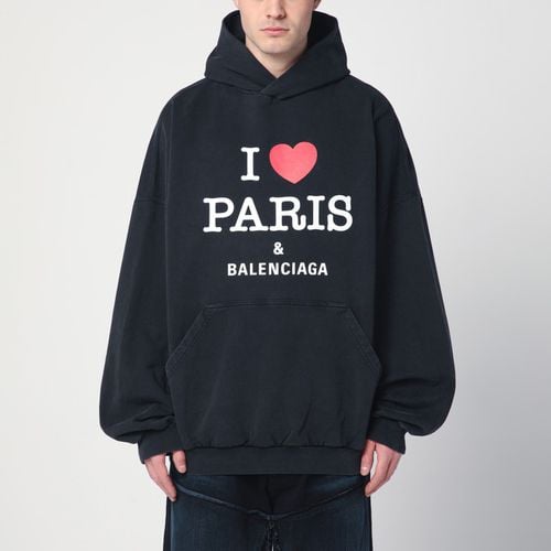 Felpa I Love Paris & nera - Balenciaga - Modalova