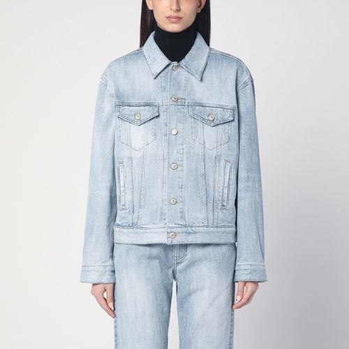 Hellblaue Jeansjacke aus Denim - Balenciaga - Modalova