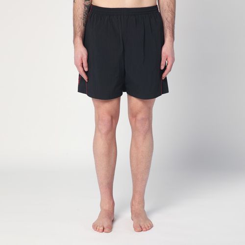 Technical fabric short with logo - Balenciaga - Modalova