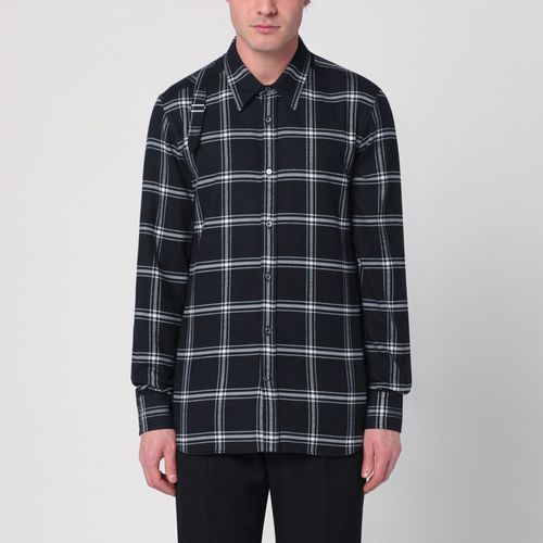 Cotton flannel checkered shirt - Alexander McQueen - Modalova