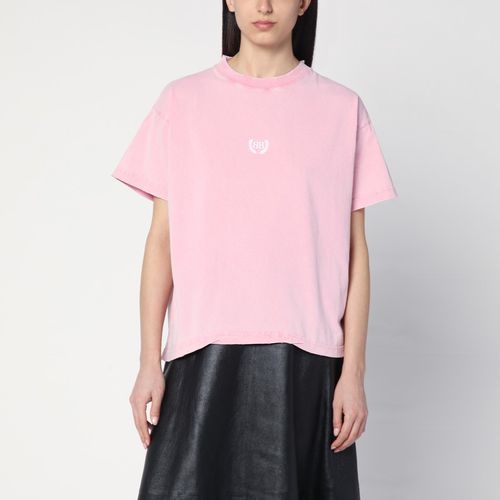 Laurel Classic pink boxy T-shirt - Balenciaga - Modalova